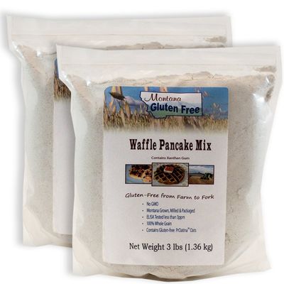 Gluten Free Waffle Pancake Mix ~ 2 Pack of 3 Pound Bags