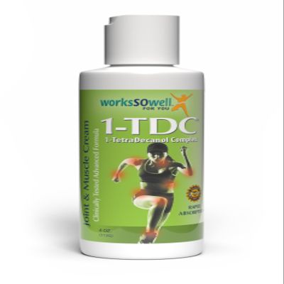 1-TDC Joint & Muscle Relief Cream - Use On Back, Knee, Neck, Shoulder, Hip - Soothes Stiff Joints, Muscles, and Injuries in 5-10 Minutes - Relaxer - 4 oz