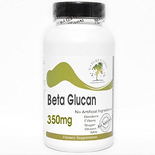 Beta Glucan 350mg ~ 180 Capsules - No Additives ~ Naturetition Supplements