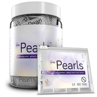 Trio Pearls- Odour reducing Gelling sachets - TR205-(100pcs)  