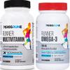 PEREGRUNE Runner Multivitamin & Omega-3 Bundle | Designed for Runners with Antioxidants & Complete B-Complex to Support Energy & Recovery | Omega-3 to Support Heart & Joint Health | Non-GMO view 1