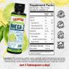 Barlean's Omega 3 Fish Oil Liquid Supplement for Men and Women, 1500mg of EPA and DHA Fatty Acid, Promotes Brain & Heart Health - Non-GMO, Key Lime Pie, 8 oz view 2
