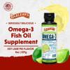 Barlean's Omega 3 Fish Oil Liquid Supplement for Men and Women, 1500mg of EPA and DHA Fatty Acid, Promotes Brain & Heart Health - Non-GMO, Key Lime Pie, 8 oz view 3