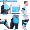 Relief Expert Reusable Gel Ice Pack Wrap (16"x9") - Reusable Cold Pack for Lower Back, Shoulder, Knee & Hip - Flexible, Hands-Free Cold Therapy with Adjustable Strap view 3