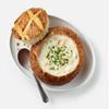 San Francisco Clam Chowder Soup with Bread Bowls view 2