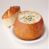 San Francisco Clam Chowder Soup with Bread Bowls view 3