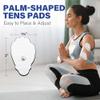 LotFancy TENS Unit Replacement Pads Snap On, 40 Pcs Self-Adhesive Electrode Pads, Reusable Tens Pads for TENS/EMS Massager view 3
