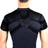Kuangmi Double Shoulder Support Brace Strap Wrap Neoprene Protector,M view 2