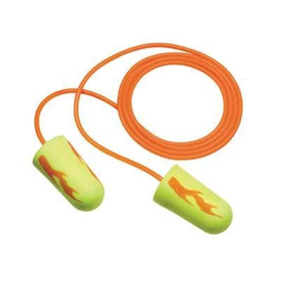 3M Aearo E-A-R soft Yellow Neon Blasts Ear Plugs Tappered Corded NRR 33 100 pairs 311-1252