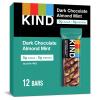 KIND Nut Bars, Dark Chocolate Mint, Healthy Snacks, Gluten Free, Low Sugar, 5g Protein, 12 Count view 1