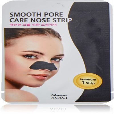 Chamos Acaci Smooth Pore Care Nose Strip - 3 g - for sensitive skin (set of 6 pcs.)
