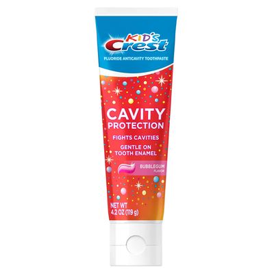 Kid's Crest Cavity Protection Bubblegum Flavor Toothpaste Gel Formula, 4.2 oz