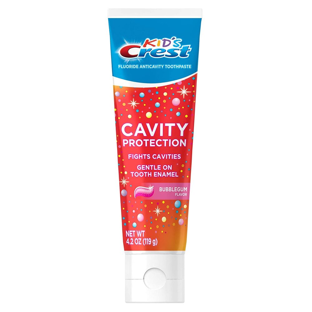 Kid's Crest Cavity Protection Bubblegum Flavor Toothpaste Gel Formula, 4.2 oz