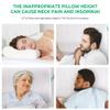 UTTU Cervical Pillow for Neck Strain Relief, Memory Foam Neck Pillow for Sleeping, Adjustable Orthopedic Sandwich Pillow, Contour Cooling for Side Back Stomach Sleeper, Queen(23.6"14"5.2"/4.5") view 3