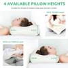 UTTU Cervical Pillow for Neck Strain Relief, Memory Foam Neck Pillow for Sleeping, Adjustable Orthopedic Sandwich Pillow, Contour Cooling for Side Back Stomach Sleeper, Queen(23.6"14"5.2"/4.5") view 4