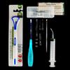 Airgoesin Professional Tonsil Stone Remover Tool LED Light (Blue) | Stainless Steel Extract Throat Stones Oral Care | Irrigation Syringe | Tongue Cleaner Scraper view 1