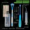 Airgoesin Professional Tonsil Stone Remover Tool LED Light (Blue) | Stainless Steel Extract Throat Stones Oral Care | Irrigation Syringe | Tongue Cleaner Scraper view 2