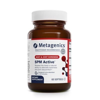 Metagenics SPM Active - Specialized Pro-Resolving Mediators from Marine Oils - Supports Normal Inflammatory Response, Tissue Health, Joint Comfort, Immune Health - Non-GMO & Gluten-Free - 60 Softgels