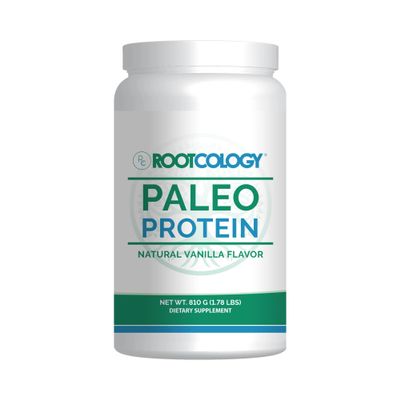 Rootcology by Dr. Izabella Wentz | Paleo Protein | Hydrolyzed Beef Protein Powder 21g Protein per Serving with MCT & Stevia | Dairy-Free and Soy-Free | Natural Vanilla Flavor | 885g / 30 Servings