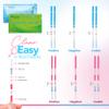 Clinical Guard 25 Ovulation Test Strips and 5 Pregnancy Test Strip Fertility Kit and Early Pregnancy Detection OPK LH HCG Combo Pack - 30 Count (Pack of 1) - Azure/Sage view 3