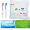 Clinical Guard 25 Ovulation Test Strips and 10 Early Pregnancy Test Strips Combo Rapid HCG Test Fertility Ovulation Predictor Kit (35 Count) - Azure/Sage view 1