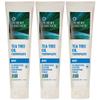 Desert Essence Tea Tree Oil Toothpaste - Mint - 18.75 Oz (6.25 Oz * Pack of 3) - Refreshing Taste - Deep Cleans Teeth & Gums - Helps Fight Plaque - Sea Salt - Pure Essential Oil - Baking Soda view 1