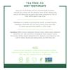 Desert Essence Tea Tree Oil Toothpaste - Mint - 18.75 Oz (6.25 Oz * Pack of 3) - Refreshing Taste - Deep Cleans Teeth & Gums - Helps Fight Plaque - Sea Salt - Pure Essential Oil - Baking Soda view 4