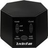 Adaptive Sound Technologies LectroFan Classic White Noise Machine - Global Power Edition with Adaptors for US, UK & EU - 20 Non-Looping Fan & White Noise Variations - Black view 1