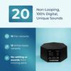 Adaptive Sound Technologies LectroFan Classic White Noise Machine - Global Power Edition with Adaptors for US, UK & EU - 20 Non-Looping Fan & White Noise Variations - Black view 3