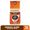 Dunkin' Original Blend Medium Roast Ground Coffee, 12 Ounce view 2