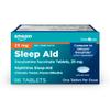Amazon Basic Care Nighttime Sleep Aid Tablets for Adults, Doxylamine Succinate 25 mg, 96 Count view 1