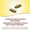 Nature's Way Alive! Women's Garden Goodness Complete Multivitamin, 1 Serving Veggies & Fruits per 2-Tablet Serving, with Organic Kale, Acai, Raspberry, 60 Tablets (Packaging May Vary) view 3
