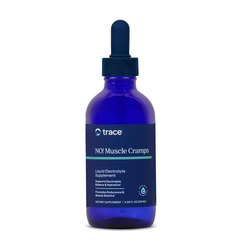 Trace Minerals NO! Muscle Cramps - Supplement for Healthy Muscle Function - Liquid Supplement - Electrolyte Balance - Endurance & Energy - Sugar-Free - 4.06 fl oz (60 Servings)
