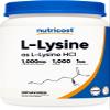 Nutricost L-Lysine Powder 1KG (2.2lbs) - Pure L-Lysine, Non-GMO, Gluten Free view 1