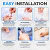SereneLife Portable Spa Bubble Bath Massager - Thermal Spa Waterproof Non-Slip Mat with Suction Cup Bottom, Motorized Air Pump & Adjustable Bubble Settings - Remote Control Included - AZPHSPAMT24HT view 4