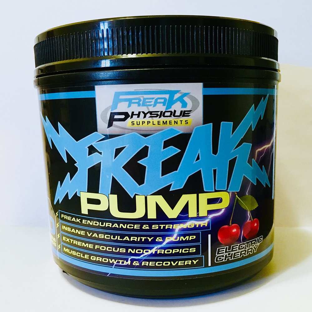 Freak Pump Pre-Workout Nitric Oxide Booster (Electric Cherry)