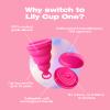 Intimina Lily Cup One  The Collapsible Menstrual Cup for Beginners, Teen Menstrual Cup, First Time User view 3