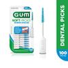 GUM Soft-Picks Wider Space, Easy to Use Dental Picks for Teeth Cleaning and Gum Health, with Convenient Carry Case, Dentist Recommended Dental Picks, 100 Count view 2