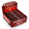 1 box - Elements Red Connoisseur King Size Slim Slow Burning Rolling paper + tips view 1
