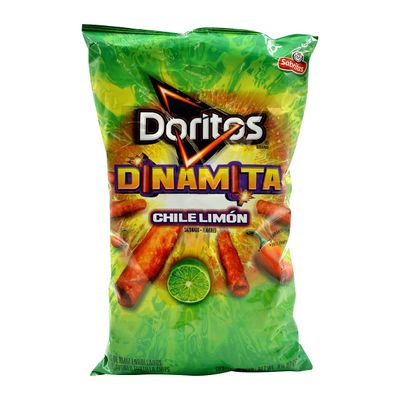 Doritos, Dinamita, Chile Limon Rolled Tortilla Chips, 9.75oz Bag (Pack of 4)