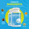 Go Out Daily Maintenance - Natural Uric Acid Support with Tart Cherry, Celery Seed, and Turmeric - Vegan, Non-GMO, Gluten-Free Supplement for Joint Comfort and Healthy Kidney Function 90 Capsules view 4
