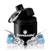 Eargasm High Fidelity Earplugs with Blue Filters - Reusable Noise Reduction Hearing Protection Ear-Plugs with Carrying Case for Concerts, Festivals, Raves, Musicians, Live Music, Sporting Events view 1