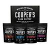 Gourmet Coffee Sampler Gift Box Set, Roasted Coffee Ground, Sumatra Dark, Kenya AA Medium-Dark, Rwanda Medium, Natural Ethiopian Light, Ground, 4 Bags, 16 oz Total view 1