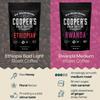 Gourmet Coffee Sampler Gift Box Set, Roasted Coffee Ground, Sumatra Dark, Kenya AA Medium-Dark, Rwanda Medium, Natural Ethiopian Light, Ground, 4 Bags, 16 oz Total view 4