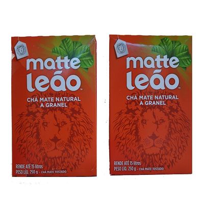 Leo - Natural Toasted Mate Tea in Bulk - 250g - 8.82 Oz (Pack of 2) | Ch Matte Natural A Granel