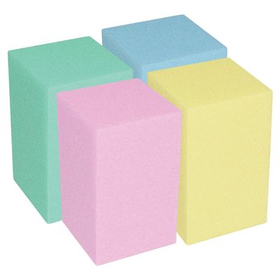 Rehabilitation Advantage Foam Block Hand Exercisers, Variety Set, 16 Count