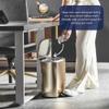 Plasticplace 6 Gallon Trash Bags  6 Microns  Clear Garbage Can Low Density Liners  20" x 22" (100 Count) view 3