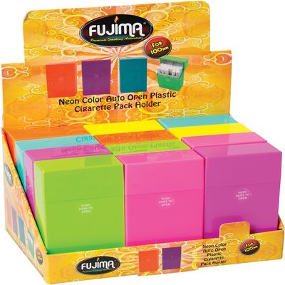 12PC Neon Color Cig Case 100mm