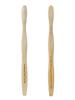 Brush with Bamboo Toothbrush with Plant-Based Bristles - 4 Pack view 3