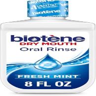Biotene Dry Mouth Oral Rinse Fresh Mint 8 oz